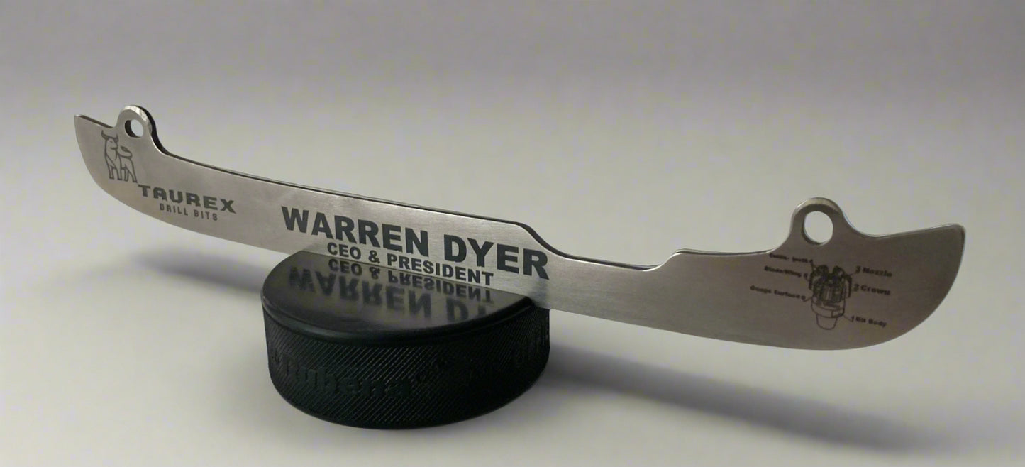 Skate Blade Name Plate