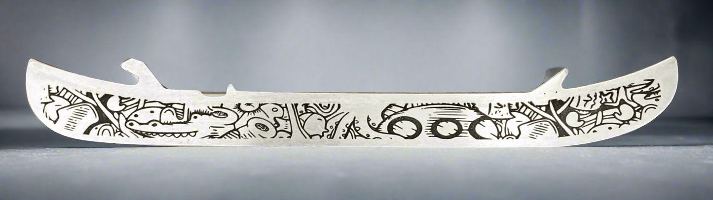 Custom Blade Art Engraving