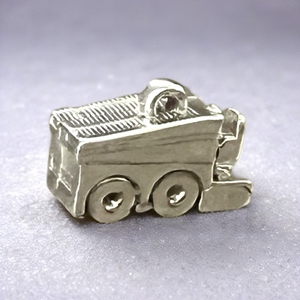 Silver Hockey Charm