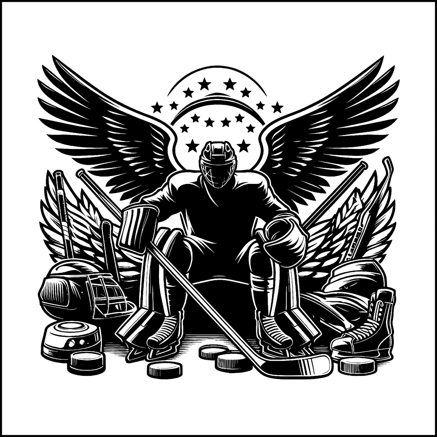 Goalie on a Throne