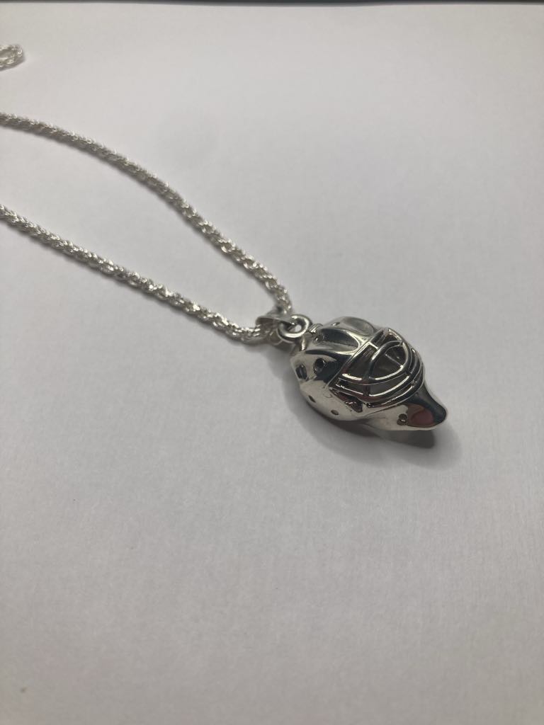 Silver Hockey Glove Charm